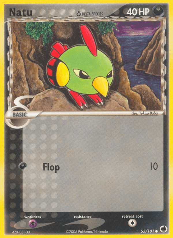 Natu (55/101) (Delta Species) [EX: Dragon Frontiers] (Online Only)
