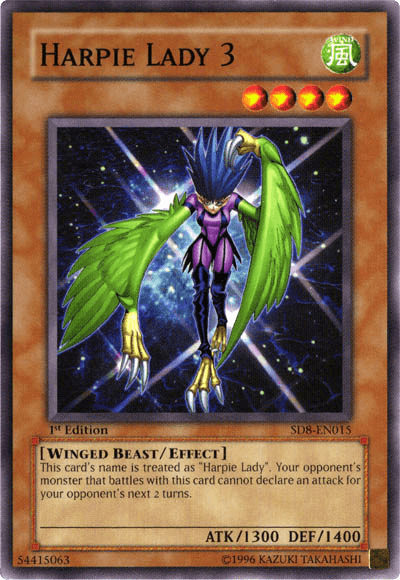 Harpie Lady 3 [SD8-EN015] Common (ONLINE ORDER ONLY)