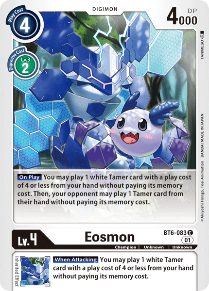 Eosmon [BT6-083] [Double Diamond] (ONLINE ORDER ONLY)