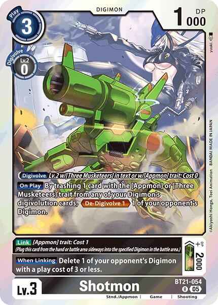 Shotmon [BT21-054] [Limited Card Pack -Final Crest-]