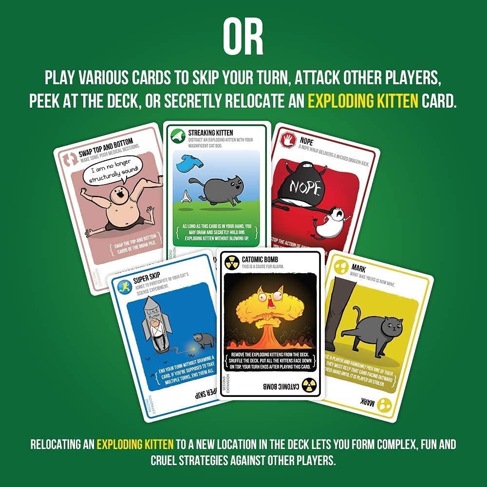 Exploding Kittens: Streaking Kittens Expansion (ONLINE ORDER ONLY)