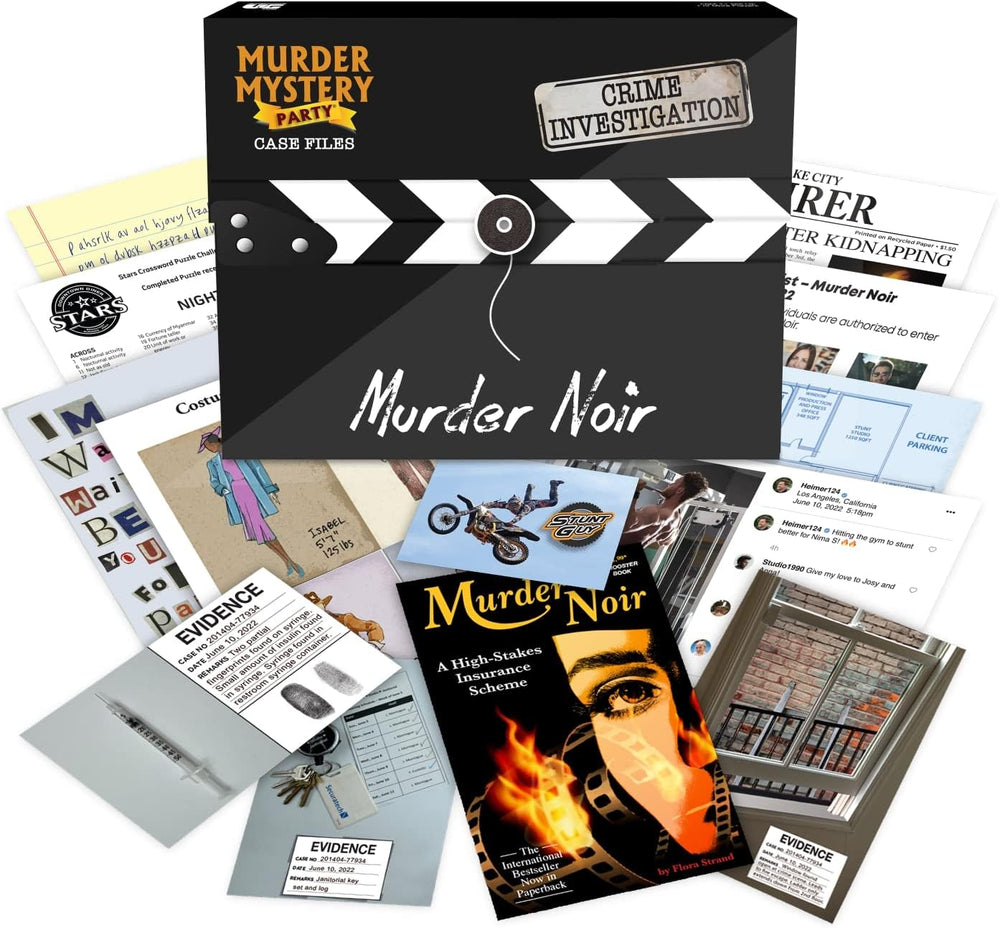 Murder Mystery Party: Case Files - Murder Noir (ONLINE ORDER ONLY)