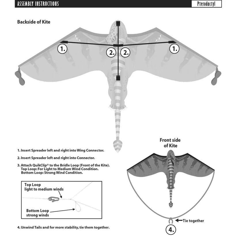 Fantasy 70 inch Wingspan Nylon Pterodactyl (ONLINE ORDER ONLY)