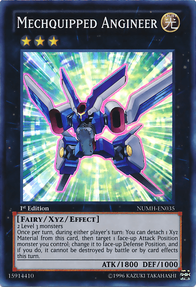 Mechquipped Angineer [NUMH-EN035] Super Rare (ONLINE ORDER ONLY)