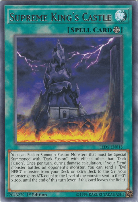 Supreme King's Castle [LED5-EN015] Rare (ONLINE ORDER ONLY)
