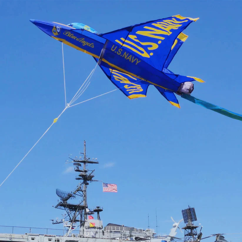 Ultra Blue Angels 3D Nylon Kite, 49 Inches Wide (ONLINE ORDER ONLY)