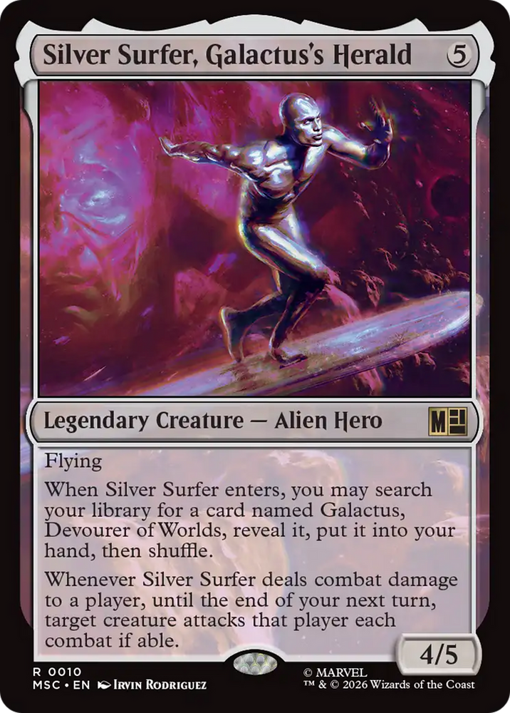 Silver Surfer, Galactus's Herald [Marvel Super Heroes Commander]