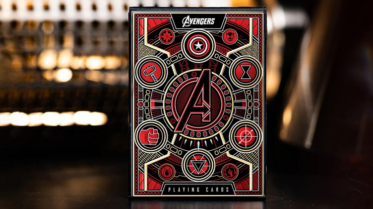 Avengers: Red Edition Playing Cards by theory11 (ONLINE ORDER ONLY)