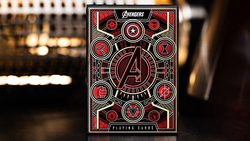 Avengers: Red Edition Playing Cards by theory11 (ONLINE ORDER ONLY)