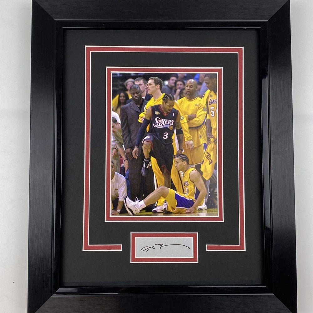 Framed Allen Iverson Facsimile Laser Engraved Signature Auto Philadelphia 76ers 11x14 Basketball Photo (ONLINE ORDER ONLY)