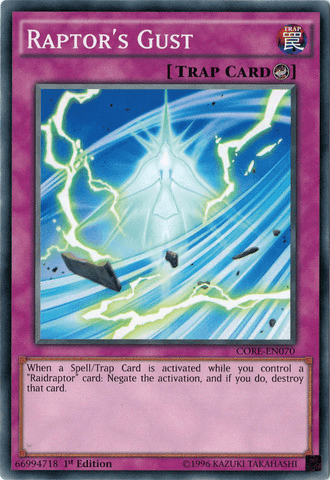 Raptor's Gust [CORE-EN070] Common (ONLINE ORDER ONLY)