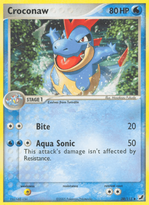 Croconaw (38/115) [EX: Unseen Forces] (Online Only)