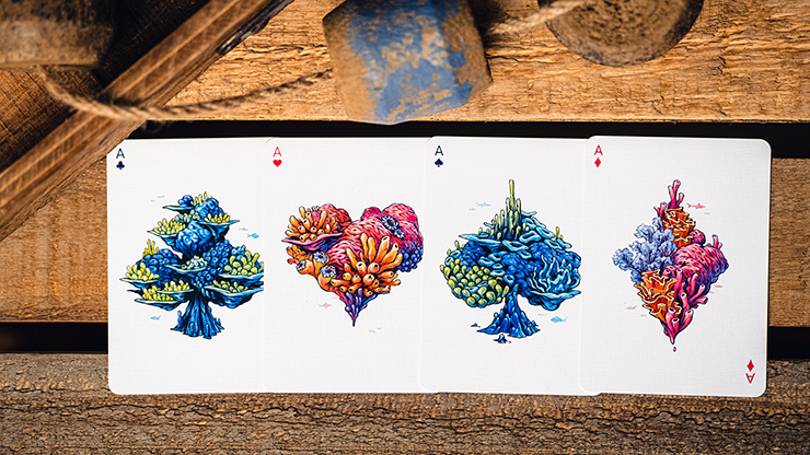 False Anchors V4 (Deep Sea) Playing Cards by Ryan Schlutz (ONLINE ORDER ONLY)