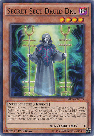 Secret Sect Druid Dru [MP14-EN133] Common (ONLINE ORDER ONLY)
