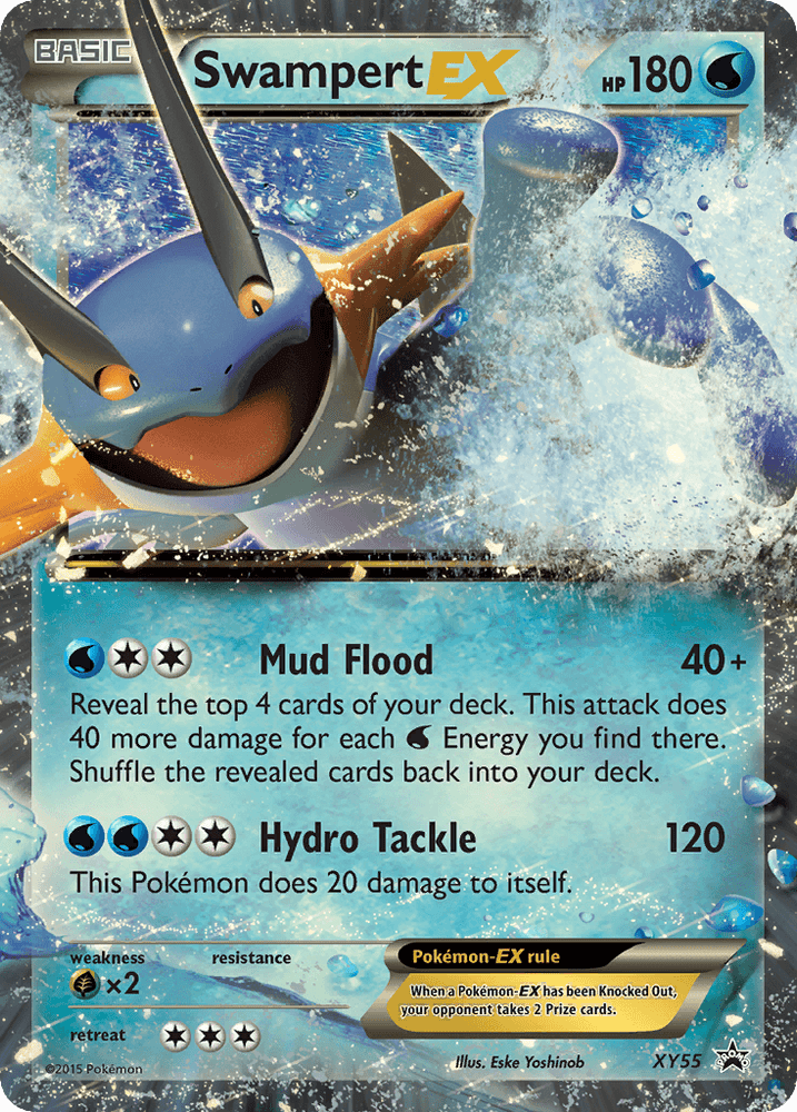 Swampert EX (XY55) [XY: Black Star Promos] (Online Only)