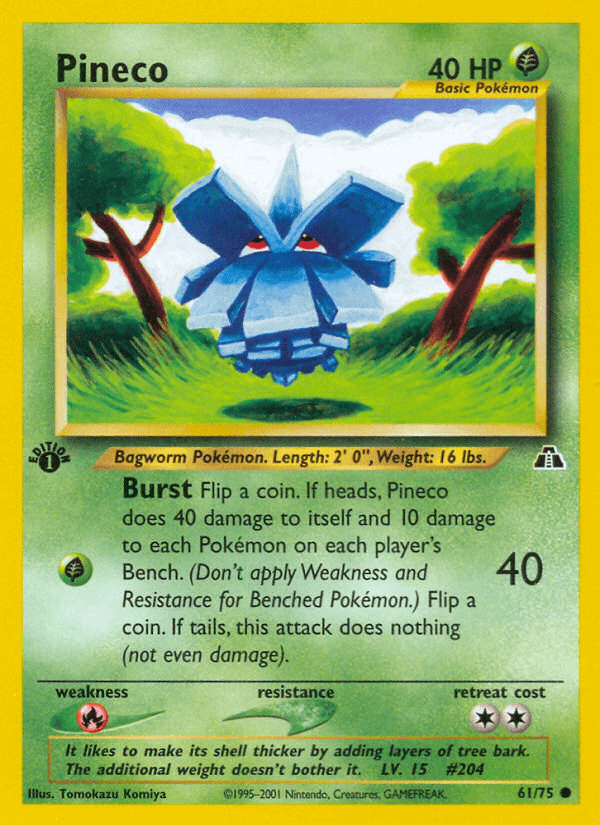 Pineco (61/75) [Neo Discovery 1st Edition] (Online Only)