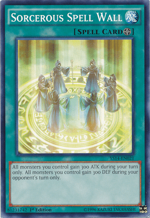 Sorcerous Spell Wall [YS14-EN021] Common (ONLINE ORDER ONLY)