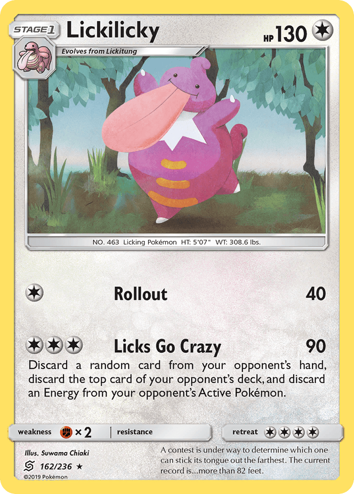 Lickilicky (162/236) [Sun & Moon: Unified Minds] (Online Only)