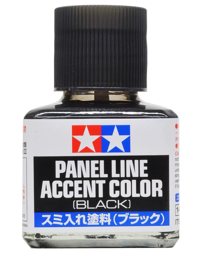 Tamiya Black Panel Line Accent Color (40ml Bottle) (Online Order Only)