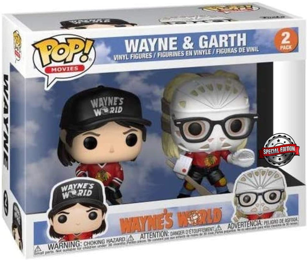 Funko POP! Movies: Wayne’s World - Wayne & Garth Hockey 2-Pack FanEXPO Exclusive