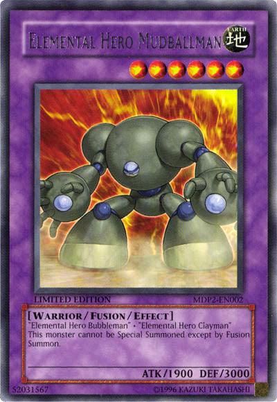 Elemental Hero Mudballman [MDP2-EN002] Rare (ONLINE ORDER ONLY)