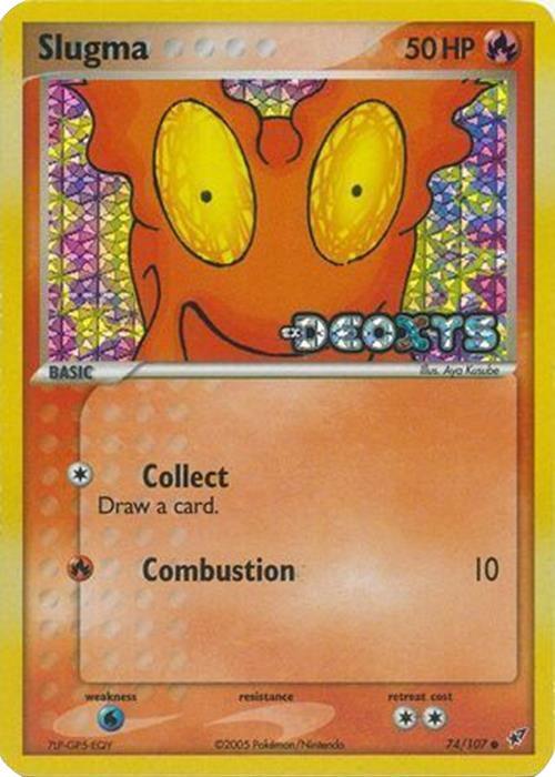 Slugma (74/107) (Stamped) [EX: Deoxys] (Online Only)