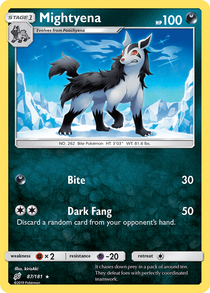 Mightyena (87/181) [Sun & Moon: Team Up] (Online Only)