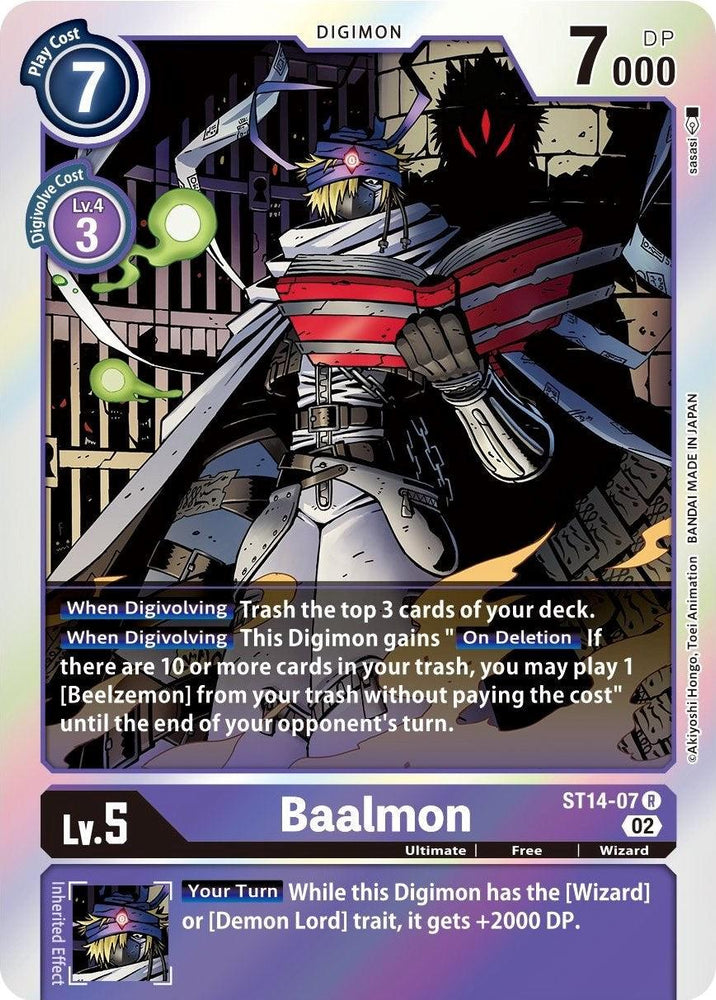 Baalmon [ST14-07] [Starter Deck: Beelzemon Advanced Deck Set] (ONLINE ORDER ONLY)