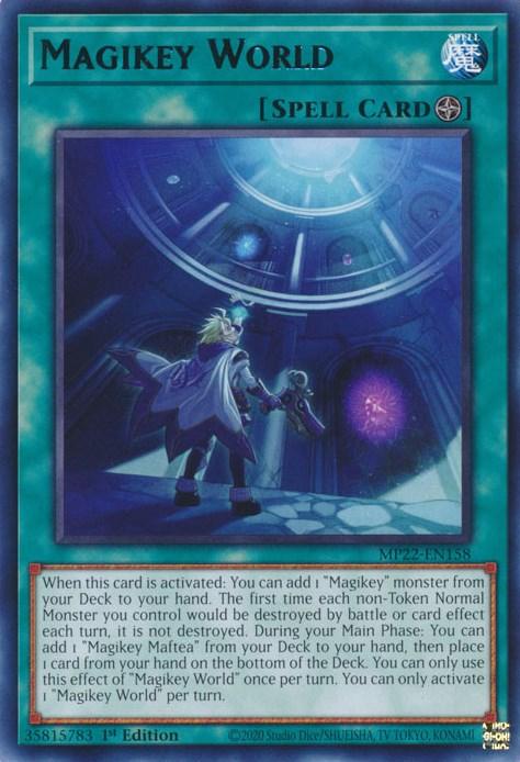 Magikey World [MP22-EN158] Rare (ONLINE ORDER ONLY)
