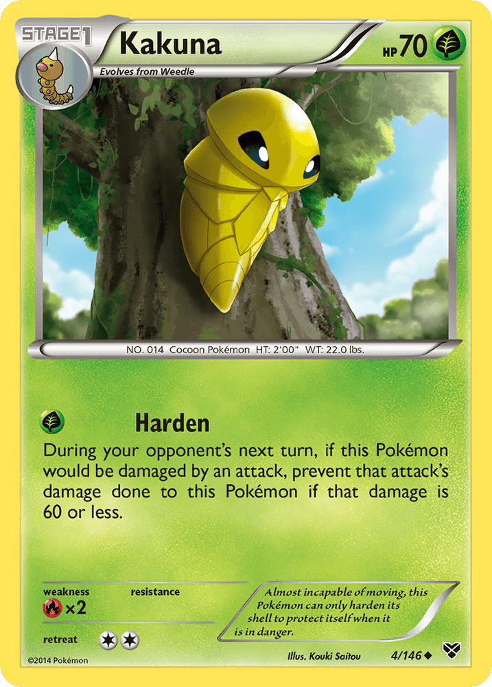 Kakuna (4/146) [XY: Base Set] (Online Only)