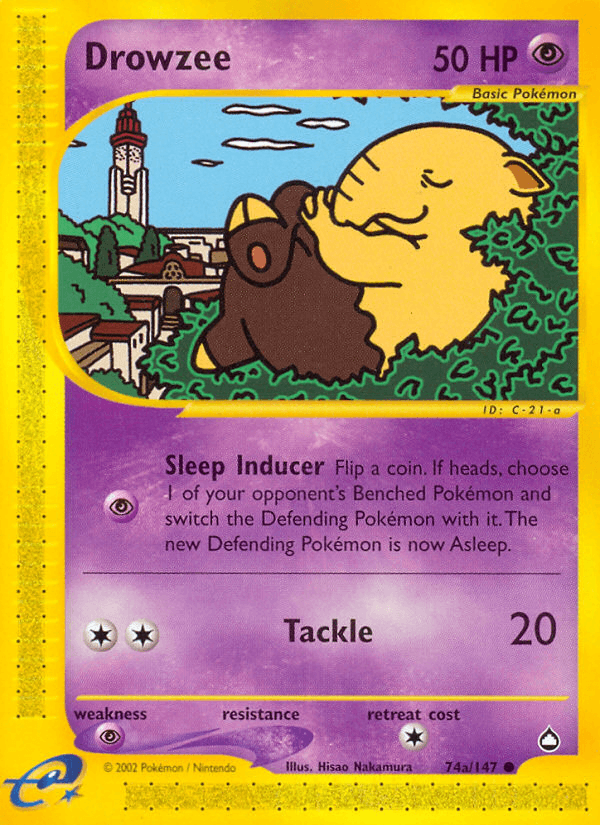 Drowzee (74a/147) [Aquapolis] (Online Only)