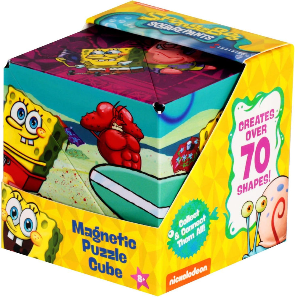 SHASHIBO Magnetic Puzzle Cube: Spongebob Squarepants - Beach Buddies (ONLINE ORDER ONLY)