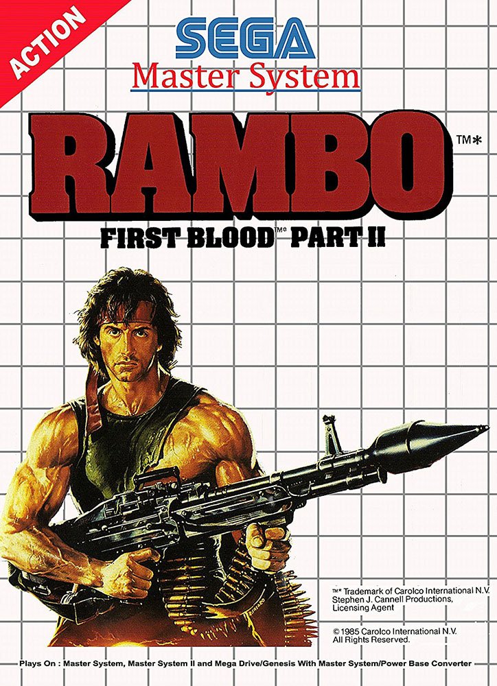 Rambo: First Blood Part II (Sega Master System) (ONLINE ORDER ONLY)