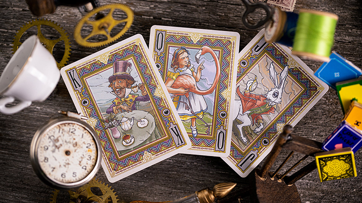 Alice in Wonderland Playing Cards by Kings Wild (ONLINE ORDER ONLY)