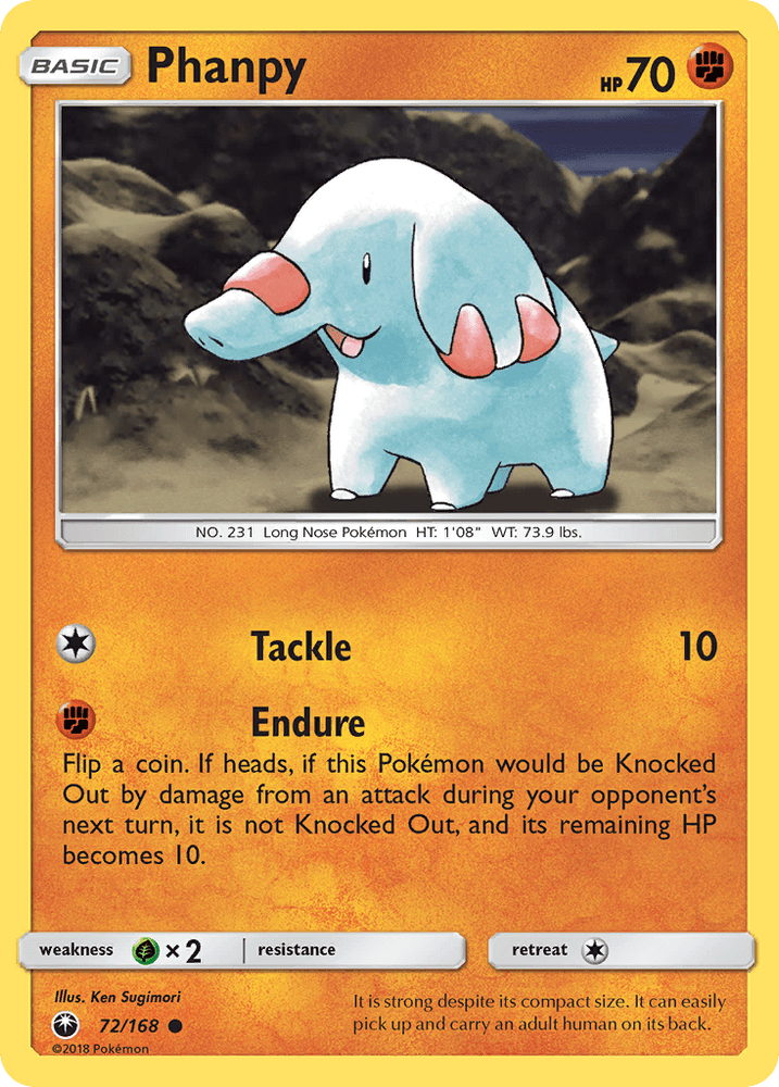 Phanpy (72/168) [Sun & Moon: Celestial Storm] (Online Only)