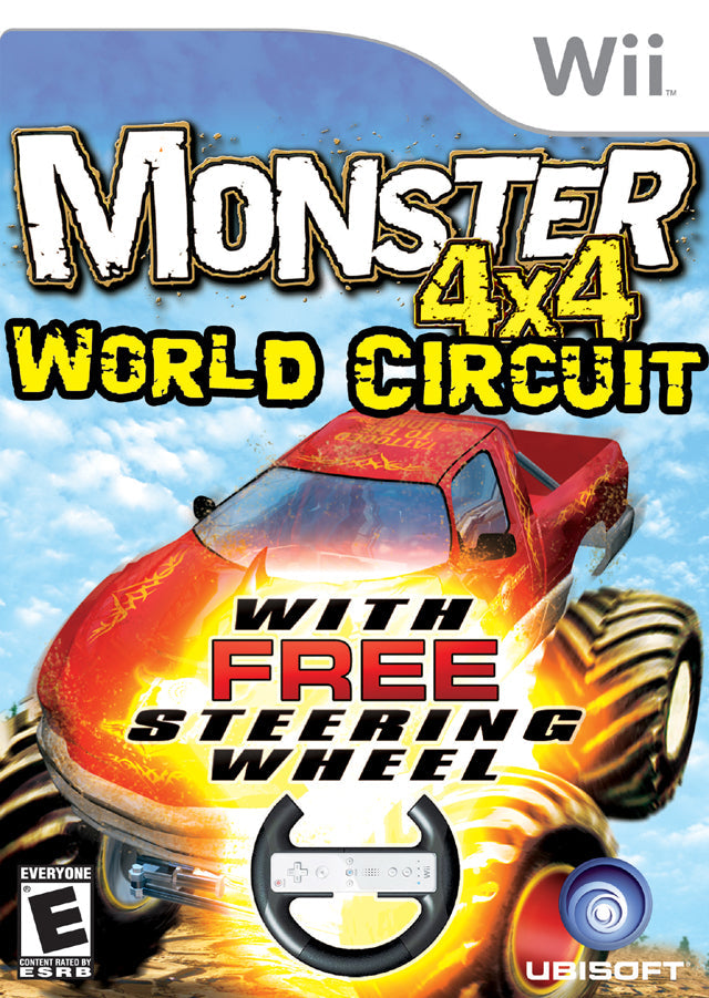 Monster 4X4: World Circuit with Steering Wheel (Wii) (Online Only)