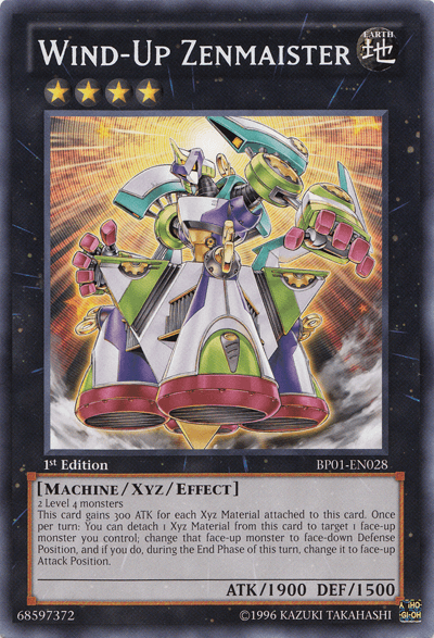 Wind-Up Zenmaister [BP01-EN028] Rare (ONLINE ORDER ONLY)
