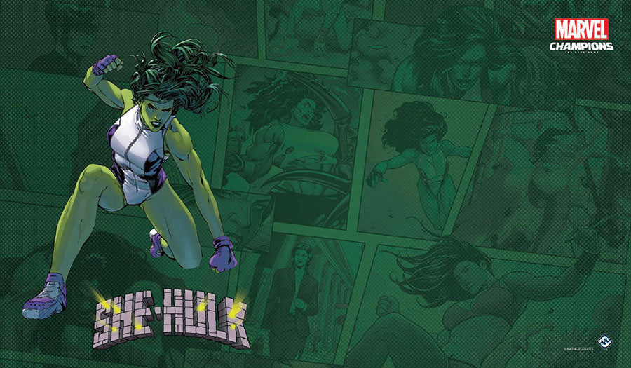 Marvel Champions LCG: She-Hulk Game Mat (ONLINE ORDER ONLY)
