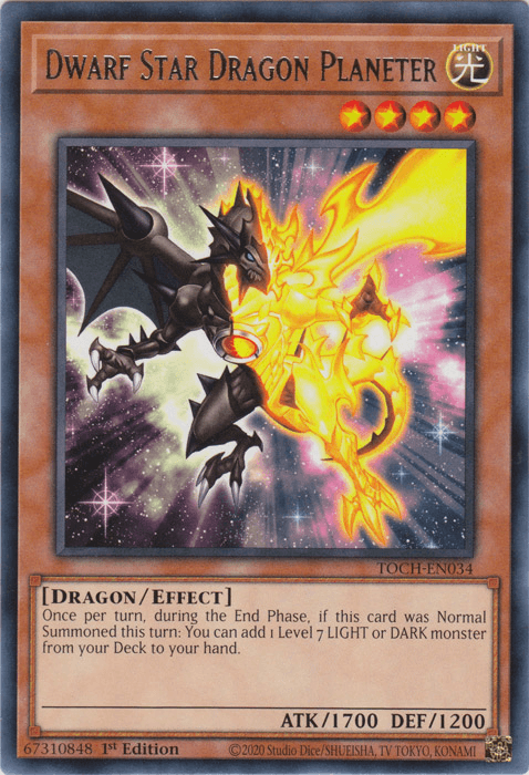 Dwarf Star Dragon Planeter [TOCH-EN034] Rare (ONLINE ORDER ONLY)