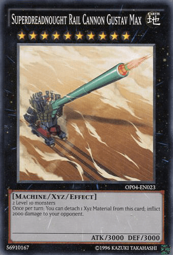 Superdreadnought Rail Cannon Gustav Max [OP04-EN023] Common (ONLINE ORDER ONLY)