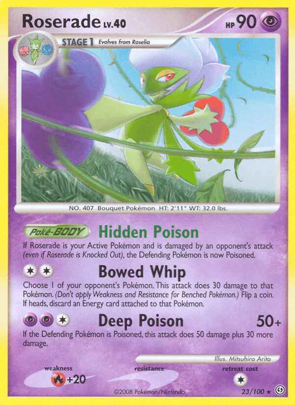 Roserade (23/100) [Diamond & Pearl: Stormfront] (Online Only)