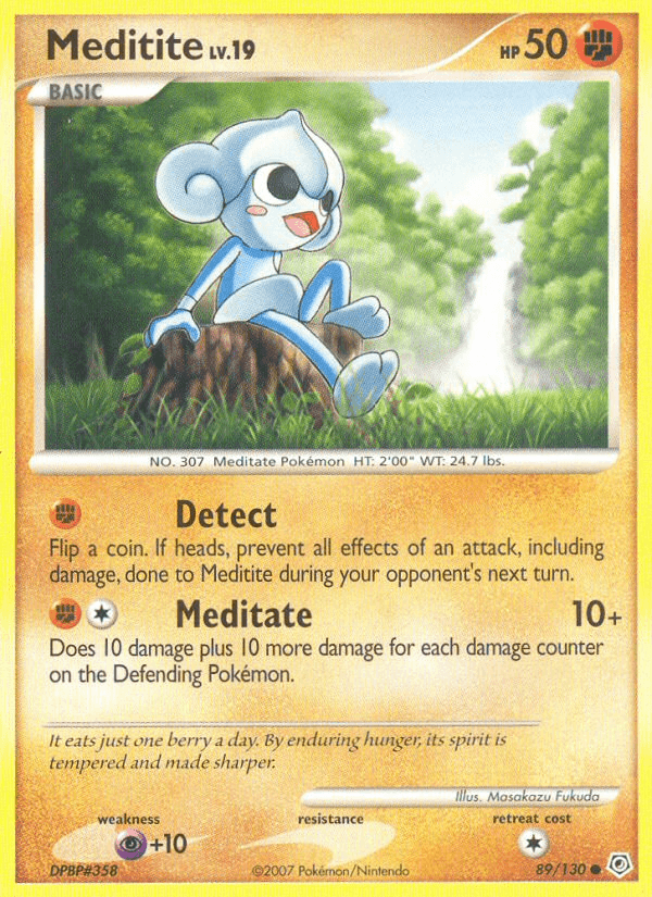 Meditite (89/130) [Diamond & Pearl: Base Set] (Online Only)