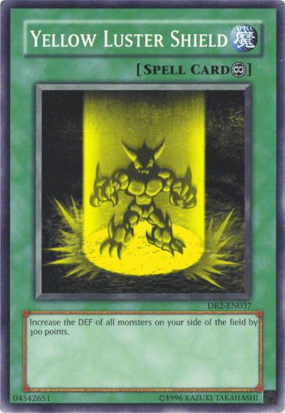 Yellow Luster Shield [DR2-EN037] Common (ONLINE ORDER ONLY)