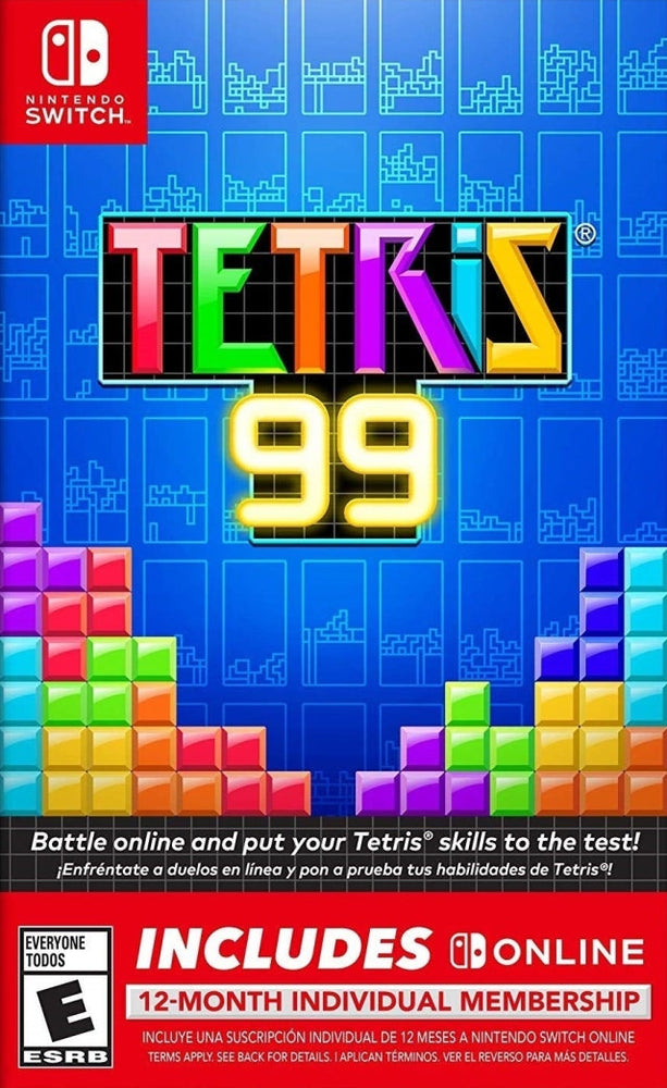 Tetris 99 + 12 Month Nintendo Switch Online Bundle (Nintendo Switch) (ONLINE ORDER ONLY)