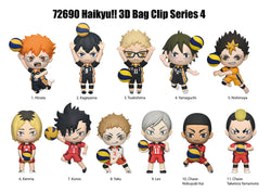 Haikyuu!! 3D Foam Bag Clip, Series 4 Blind Bag (ONLINE ORDER ONLY)