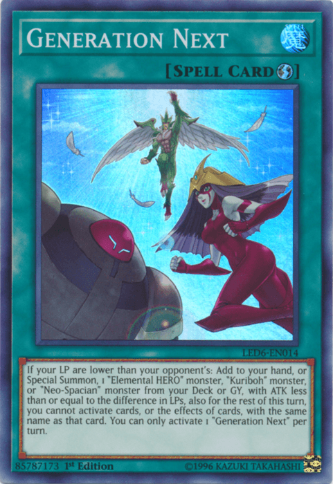 Generation Next [LED6-EN014] Super Rare (ONLINE ORDER ONLY)