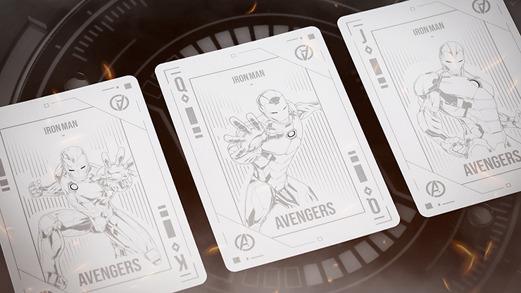 Iron Man MK1 Playing Cards by Card Mafia (ONLINE ORDER ONLY)