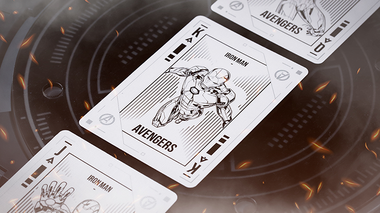Iron Man MK1 Playing Cards by Card Mafia (ONLINE ORDER ONLY)