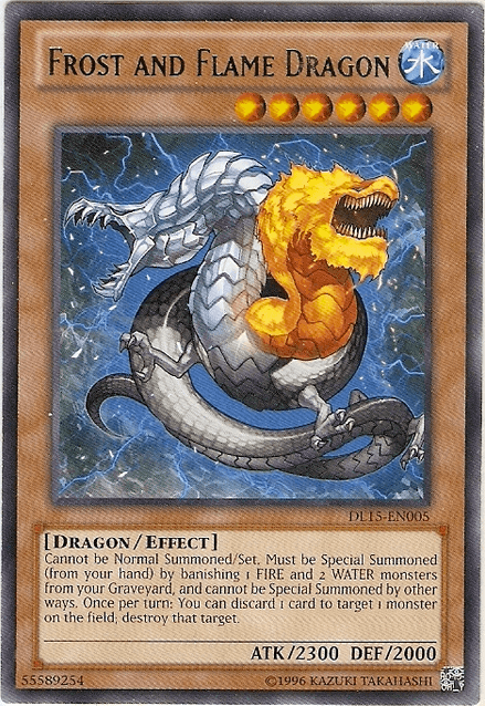 Frost and Flame Dragon (Green) [DL15-EN005] Rare (ONLINE ORDER ONLY)