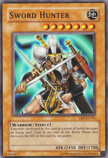 Sword Hunter [DB1-EN191] Common (ONLINE ORDER ONLY)